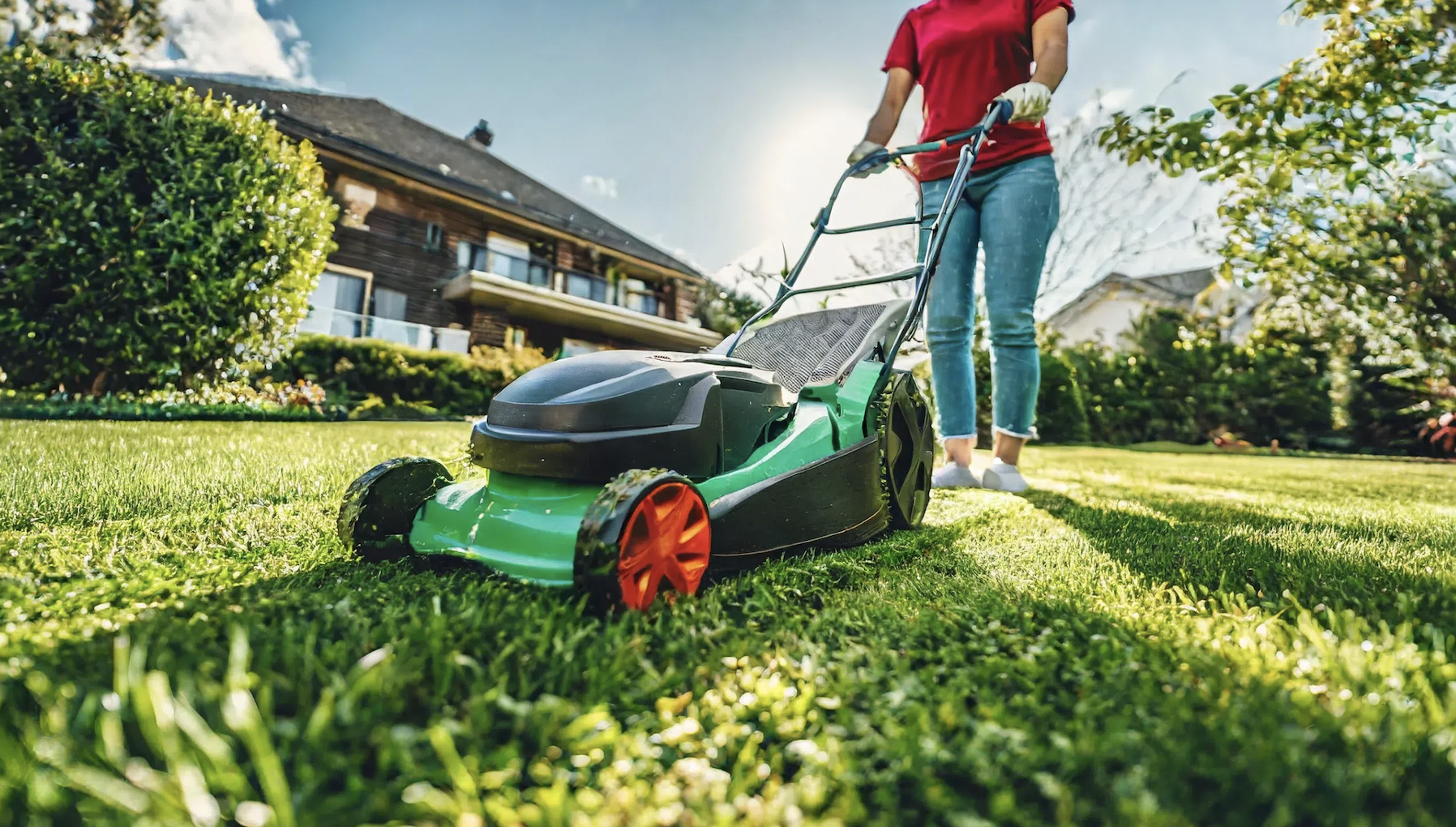 Hausmeisterservice, Rasen mähen